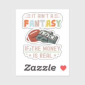 Sticker Ce n'est pas un Imaginaire si l'argent est réel (Feuille)