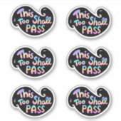 Sticker Ce Pack D'Autocollants De Vague De Passage Travers (Devant)