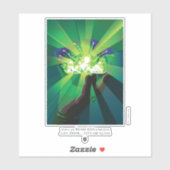 Sticker Ce Sont Des Hommes Courageux Qui Touchent À Notre (Feuille)