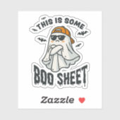 Sticker Ceci est une petite feuille de livre Halloween Fun (Feuille)