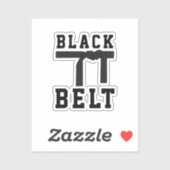 Sticker Ceinture noire (Feuille)