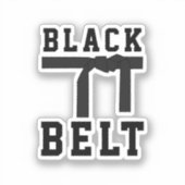 Sticker Ceinture noire (Recto)