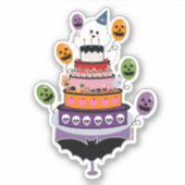 Sticker Célébration de la journée Ghostile Boo (Devant)