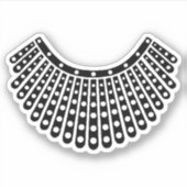 Sticker Célèbre RBG, Ruth Bader Ginsburg, Col RBG (Devant)