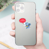 Sticker Célébrer la neurodiversité La typographie des élép (Téléphone)