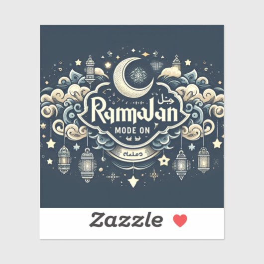 Sticker Célébrer le Ramadan avec le mode RamadanOn (Feuille)