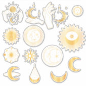 Sticker céleste d'or (Devant)