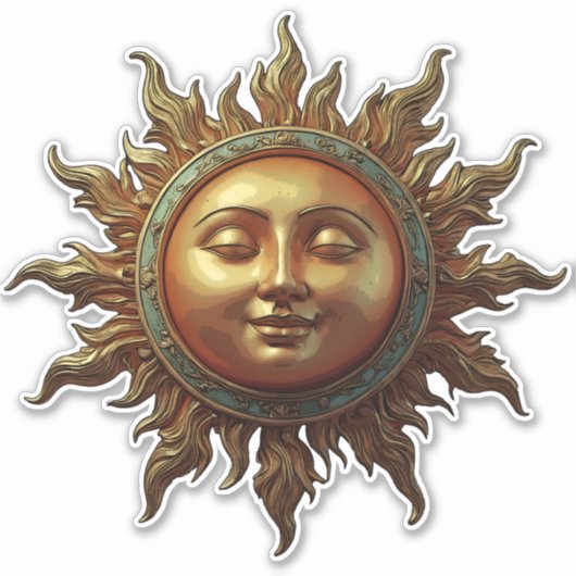 Sticker Celestial Sun  (Devant)