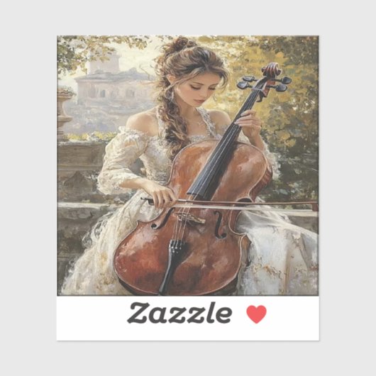 Sticker Cello Serenade  (Feuille)