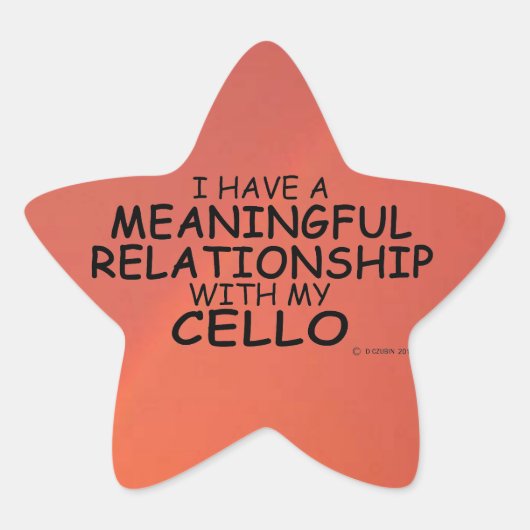 Sticker Cello Star (Devant)