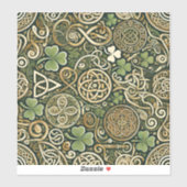 Sticker Celtic Bloom (Feuille)
