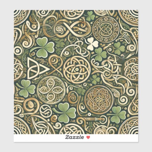 Sticker Celtic Bloom (Feuille)