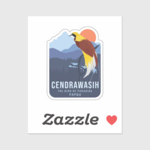 Sticker Cendrawasih