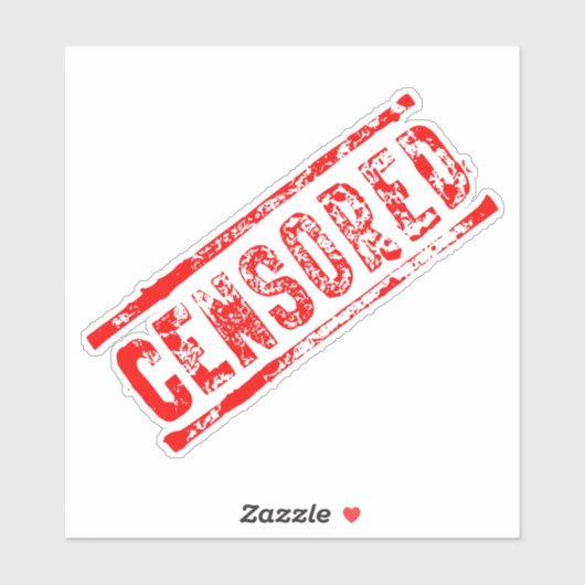 Sticker Censé (Feuille)