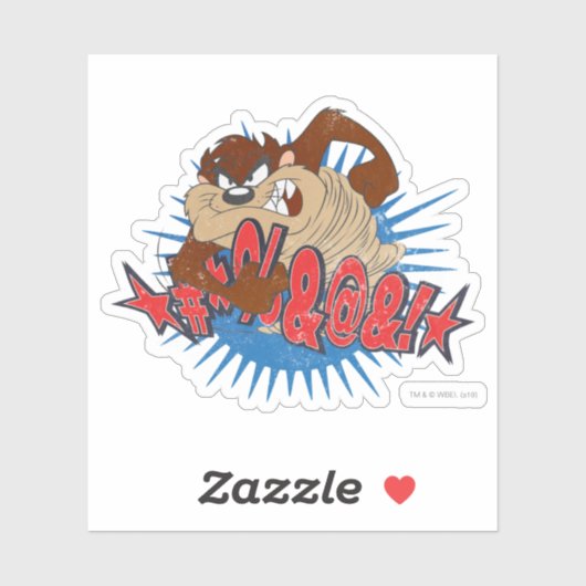 Sticker Censé TAZ™ (Feuille)