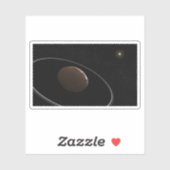 Sticker Centaur 1099 Chariklo Et Ses Anneaux. (Feuille)