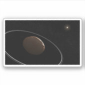 Sticker Centaur 1099 Chariklo Et Ses Anneaux. (Devant)