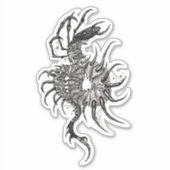 Sticker centipède paranormal (Devant)