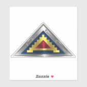 Sticker Centre de formation de la 7e armée CFA (Feuille)