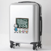 Sticker Centre de formation Quality Learing escroquerie ga (Sur valise)
