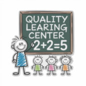 Sticker Centre de formation Quality Learing escroquerie ga (Devant)