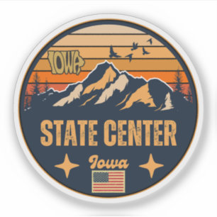 Sticker Centre d'État de l'Iowa
