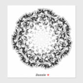 Sticker Cercle feuille (Feuille)