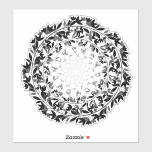 Sticker Cercle feuille