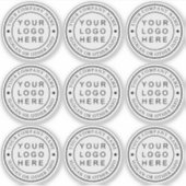 Sticker Cercle - Logo de l'entreprise - Effacer personnali (Devant)