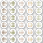 Sticker Cercles En vichy pour planificateur/journaux (Recto)