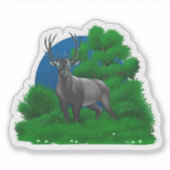 Sticker Cerf de Nuit |  (Devant)