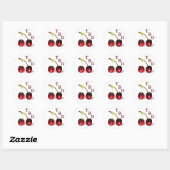 Sticker cerise (Feuille)