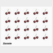 Sticker cerises noires (Feuille)