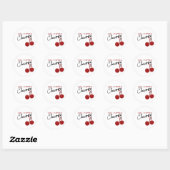 Sticker cerisier (Feuille)