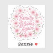 Sticker Cerisier en Fleur : La Beauté Refleurit (Feuille)