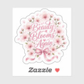 Sticker Cerisier en Fleur : La Beauté Refleurit (Feuille)