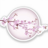 Sticker cerisier-fleur-cerisier-japonais (Recto)