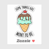 Sticker Certaines Choses Sont Mentionnées Pour Être Pepper (Feuille)