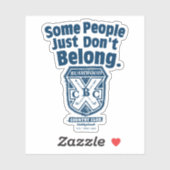 Sticker Certaines personnes n'appartiennent tout simplemen (Feuille)