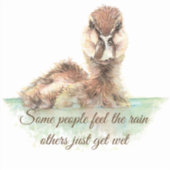 Sticker Certains ressentent la pluie Citation inspirationn (Devant)