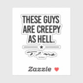 Sticker Ces gars sont déplaisants - Tim Walz (Feuille)