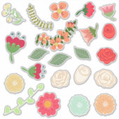 Sticker Ces Jolies Fleurs (Devant)