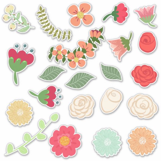 Sticker Ces Jolies Fleurs (Devant)