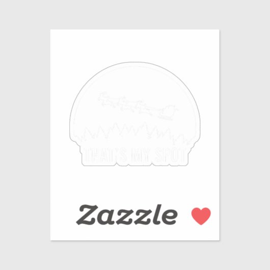 Sticker C'est amusant, c'est My Spot Xmas Session Père Noë (Feuille)