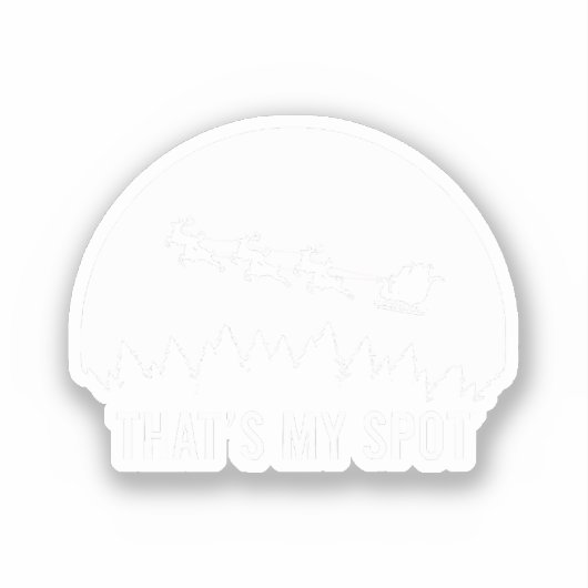 Sticker C'est amusant, c'est My Spot Xmas Session Père Noë (Recto)