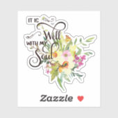 Sticker C'est bien des jonquilles (Feuille)