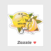 Sticker C'est bien les citrons (Feuille)