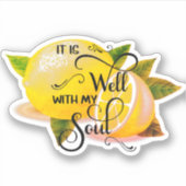Sticker C'est bien les citrons (Devant)