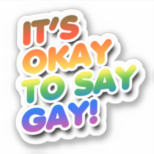 Sticker C'est bon de dire Gay