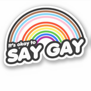 Sticker C'est bon de dire gay